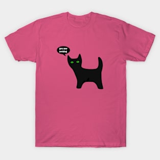 guilty catty cat cats T-Shirt